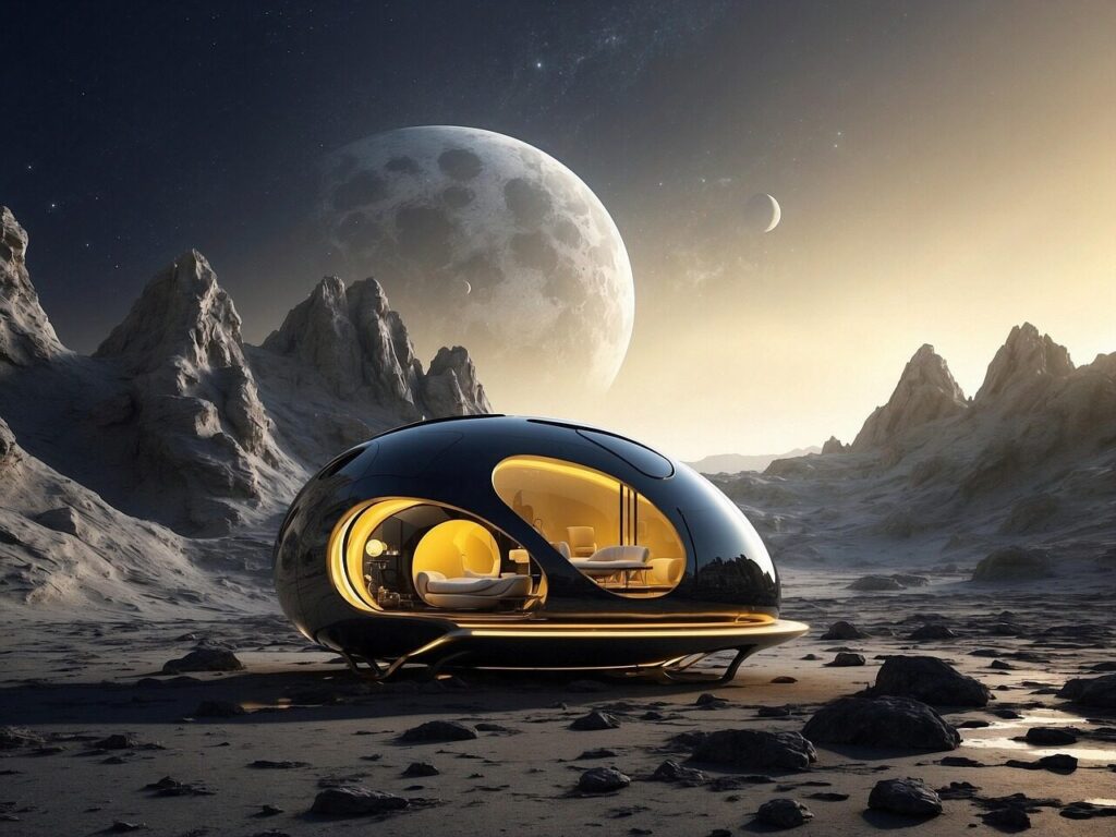 ai generated, architecture, building, house, pod, modern, design, futuristic, technology, sci-fi, ai generated, technology, technology, technology, technology, technology
